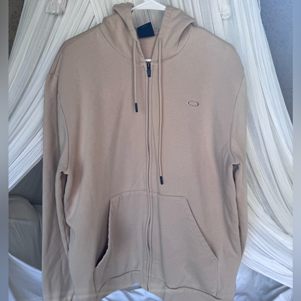 Oakley Beige Regular Fit Zip up Jacket